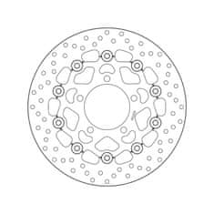 Brembo Plovoucí brzdový kotouč BREMBO Oro - 78B40815 78B40815