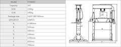 AHProfi Hydraulický lis 30t - TY30001