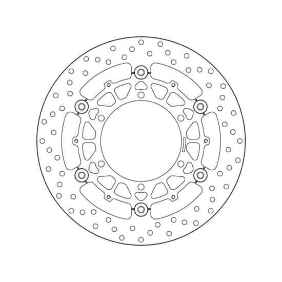 Brembo Plovoucí brzdový kotouč BREMBO Oro - 78B40846 78B40846