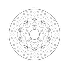 Brembo Plovoucí brzdový kotouč BREMBO Oro - 78B40822 78B40822