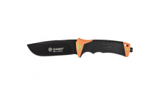 Ganzo Knife G8012-OR nůž do přírody 11,5 cm, černo-oranžová, ABS, guma, plastové pouzdro