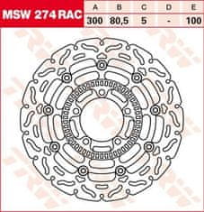 TRW PLOVÁK BRZDOVÉHO ROTORU L/R MSW274RAC