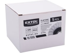 Extol Premium Leštící kotouč 8803387 kotouč leštící filcový/plstěný, lamelový šikmý, O 125x12mm