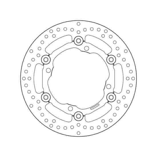 Brembo Plovoucí brzdový kotouč BREMBO Oro - 78B40812 78B40812