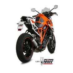 MIVV MK3 Tlumič výfuku z kartáčované nerezové oceli/koncovka z nerezové oceli KTM 1290 Superduke KT.014.LM3X