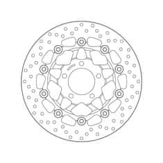 Brembo Plovoucí brzdový kotouč BREMBO Oro - 78B40820 78B40820