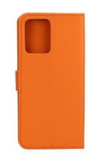 TopQ Pouzdro Xiaomi Redmi Note 12 5G knížkové oranžové s žabkou 96464
