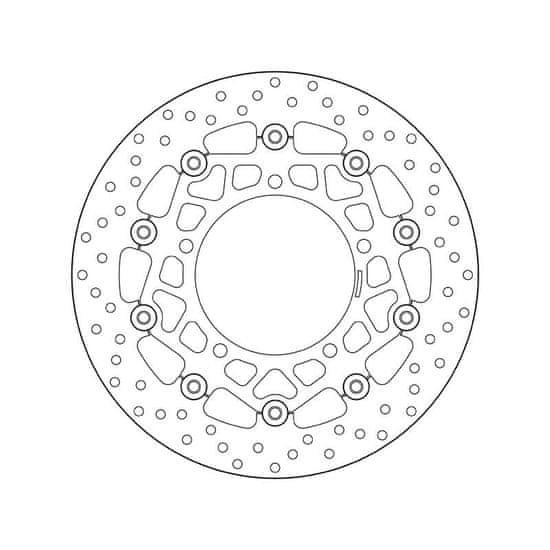 Brembo Plovoucí brzdový kotouč BREMBO Oro - 78B40866 78B40866