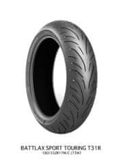 Bridgestone Pneumatiky BATTLAX T31 REAR G VERSYS 1000 '19 180/55 ZR 17 (73W) TL 18008