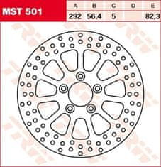 TRW ZADNÍ BRZDOVÝ KOTOUČ XL/BT MST501