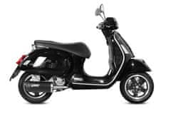 MIVV Mover Silencer Black Stainless Steel/Black ABS End Cap Piaggio Vespa GTS 300 MV.PG.0002.LV