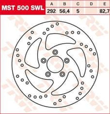 TRW FRNT BRK DISC XL/BT SWPT LEFT MST500SWL