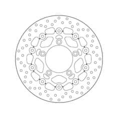 Brembo Plovoucí brzdový kotouč BREMBO Oro - 78B40897 78B40897