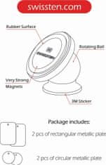 SWISSTEN Magnetický držák do auta s-grip dashboard m2