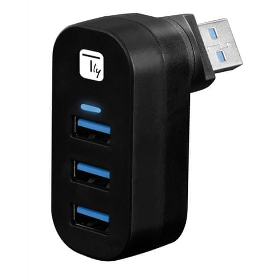 Techly Usb Hub 4 Porty 3.0 Sspeed Rot