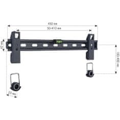 Techly Rameno Lcd Na Stěnu 55' Slim