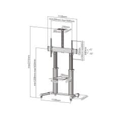 Techly Stojan Na Lcd 37-100 100 Kg