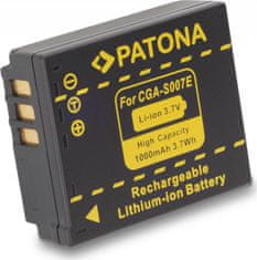 PATONA baterie pro foto Panasonic CGA-S007E Li-Ion 3.6V 1000mAh