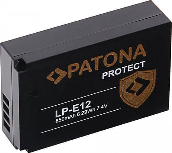 PATONA baterie pro foto Canon LP-E12 850mAh Li-Ion Protect