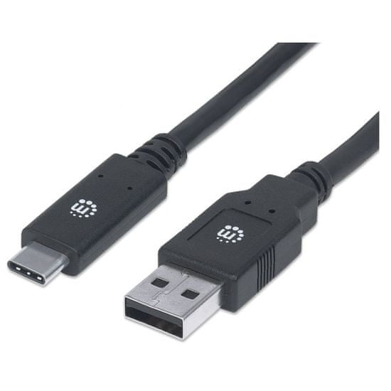 Manhattan Kabel Usb 3.2 G1 C-A M/M 2,0 M