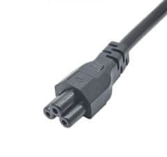 Akyga Kabel napájecí pro notebooky 250V/2.5A CEE 7/7/IEC C5, 1m