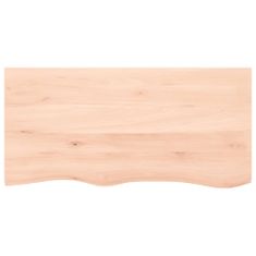 Greatstore Stolní deska 100 x 50 x 4 cm neošetřené masivní dubové dřevo
