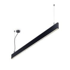 Ideal Lux LED Závěsné lineární svítidlo Ideal Lux Linus SP BK 241975 34W 1950lm IP20 3000K 120cm černé