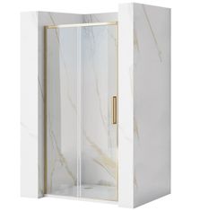 REA Posuvné sprchové dveře Rapid 130 zlaté