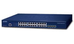 Planet SGS-6310-24T4X L3 switch, 24x1Gb, 4x10Gb SFP+, HW/IP stack, VSF/Cluster