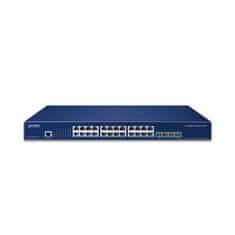 Planet SGS-6310-24T4X L3 switch, 24x1Gb, 4x10Gb SFP+, HW/IP stack, VSF/Cluster