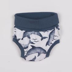 NICOL Kojenecké bavlněné kraťasy-bloomers Dolphin - 0-3 m