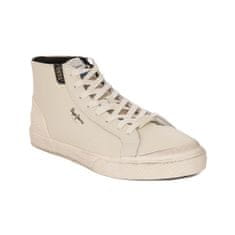 Pepe Jeans Boty krémové 42 EU Kenton Vintage White