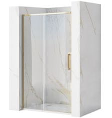 REA Posuvné sprchové dveře Rapid 120 zlaté