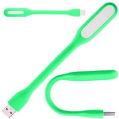 HADEX USB lampička flexibilní, 6x LED bílá