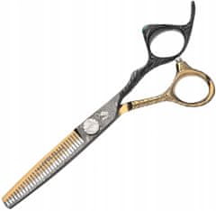 Enzo Wolf Degažové Nůžky Pravé 6,0 Magic Cut, Offsetové Kadeřnické Nožky Pro Stříhání Vlasů Do Salonu, Řada Professional.