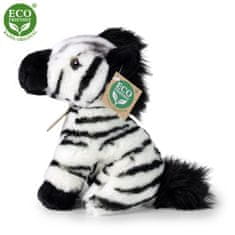 Rappa Plyšová zebra sedící 18 cm ECO-FRIENDLY