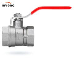 Invena Kulový kohout s tlumivkou 6/4" rukojeť 1 1/2 palce