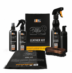 ADBL Leather Kit - set autokosmetiky na kůži