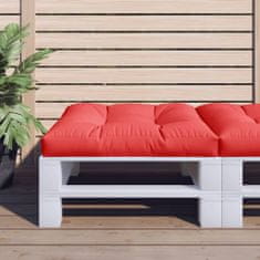 Vidaxl VidaXL Pallet Cushion Red 80x80x12 cm Látka