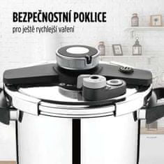 Rosmarino Tlakový hrnec Pour&Cook, 6 L. 22 cm. Nerezová ocel. Uvařte jídlo pro celou rodinu alespoň o 50 % rychleji.