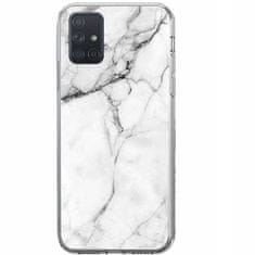 WOZINSKY Wozinsky Marble silikónové pouzdro pro Samsung Galaxy A71 - Bílá KP10106