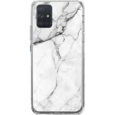 WOZINSKY Wozinsky Marble silikónové pouzdro pro Samsung Galaxy A51 - Bílá KP10116