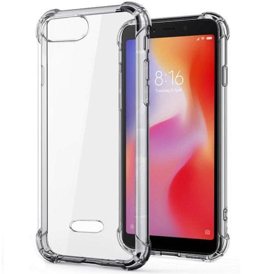 IZMAEL Anti Shock silikonové pouzdro pro Xiaomi Redmi 6A - Transparentní KP23567