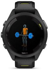 Garmin Forerunner 265S Music, Black - rozbaleno