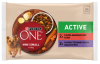 Purina ONE MINI Dog Active Hovězí a kachna ve šťávě 48x85 g