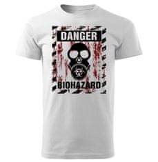 STRIKER Tričko Danger biohazard Barva: Bílá, Velikost: XXL