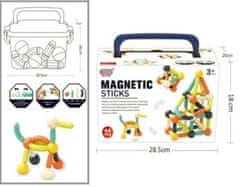 KIK Magnetické bloky pro malé děti 64ks. box