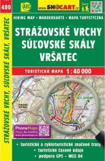 SC 480 Strážovské vrchy, Suľovské skály, Vršatec 1:40 000