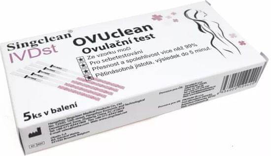 Singclean OVUCLEAN ovulační test - proužky 5 ks