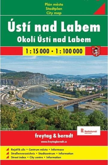 MAPA Ústí nad Labem 1:15 000